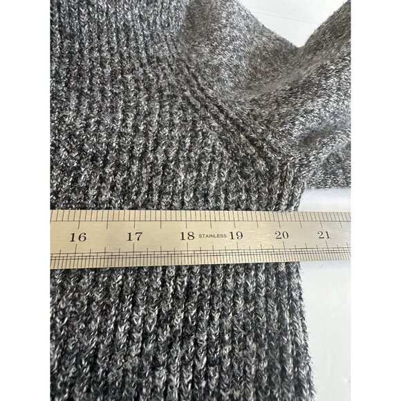 Old Navy Knit Sweater Mens‎ M Gray Shawl Collar Button Fall Academia Grandpacore - Picture 4 of 8